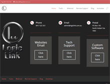 Tablet Screenshot of logiclink.com.au